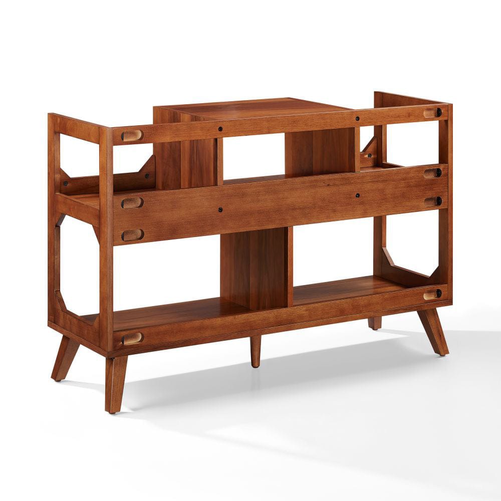 Crosley Furniture - Asheville Large Record Player Stand With Vinyl Storage - CF1148-WA view 3