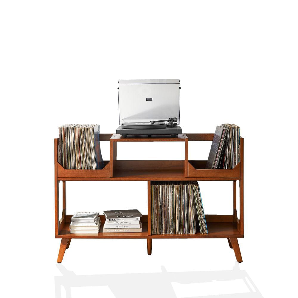 Crosley Furniture - Asheville Large Record Player Stand With Vinyl Storage - CF1148-WA view 4