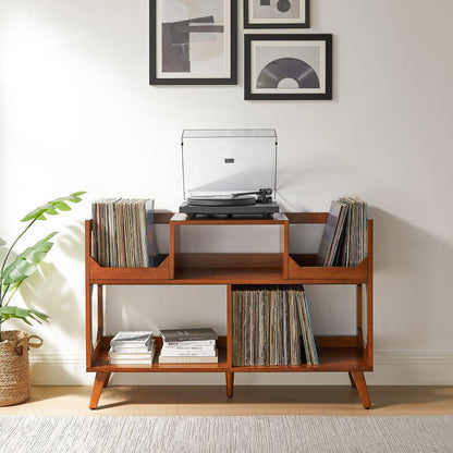 Crosley Furniture - Asheville Large Record Player Stand With Vinyl Storage - CF1148-WA view 9