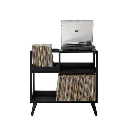 Crosley Furniture - Asheville Medium Record Player Stand With Vinyl Storage - CF1147-BK view 6