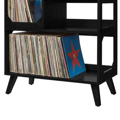 Crosley Furniture - Asheville Medium Record Player Stand With Vinyl Storage - CF1147-BK view 7