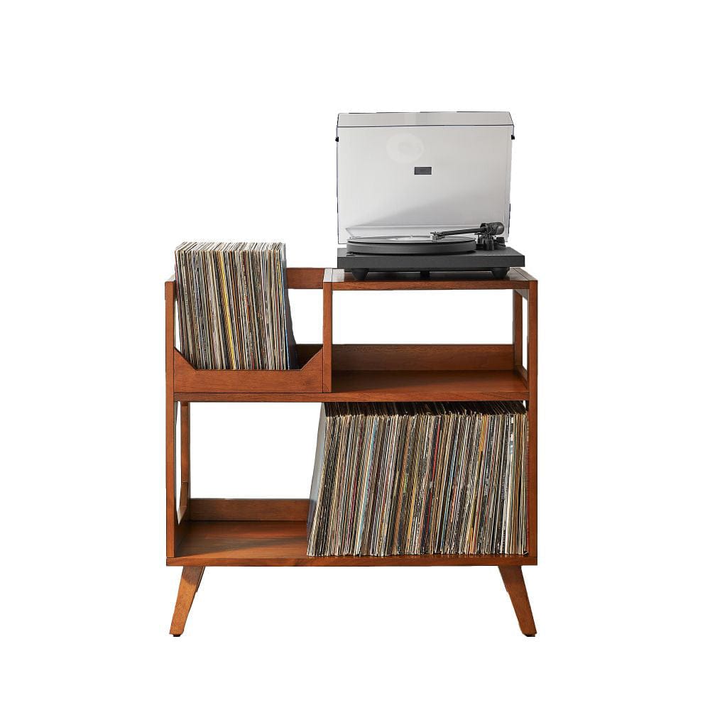 Crosley Furniture - Asheville Medium Record Player Stand With Vinyl Storage - CF1147-WA view 4