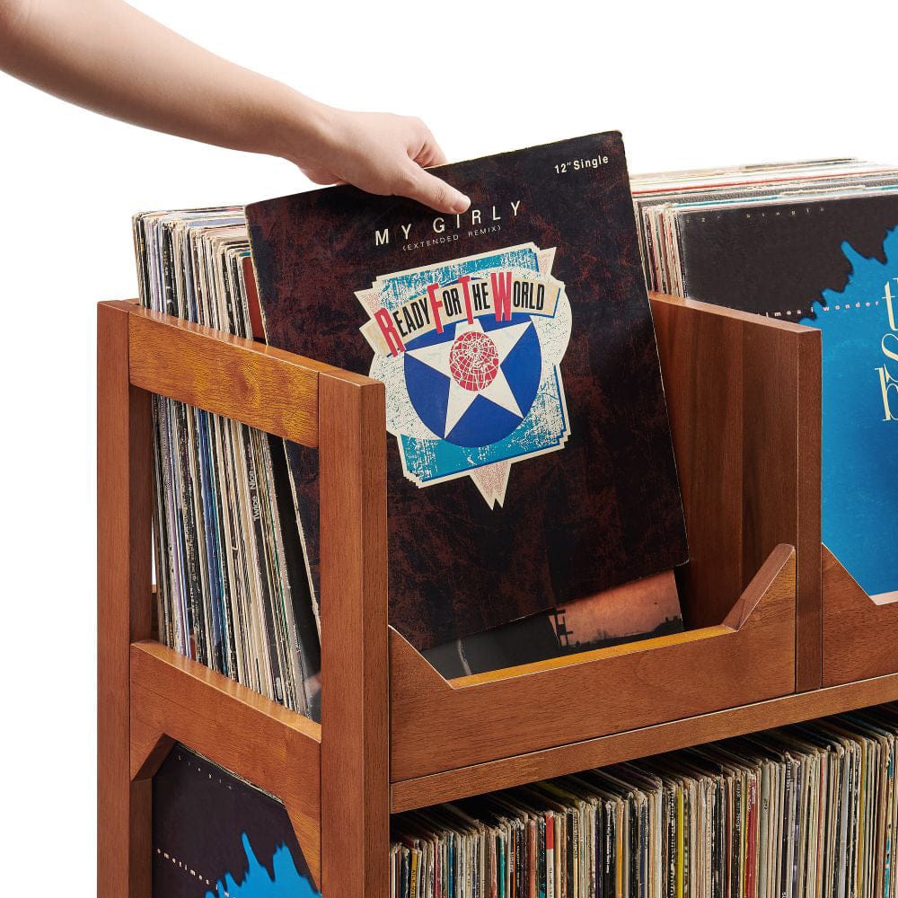 Crosley Furniture - Asheville Medium Vinyl Record Storage Stand - CF1153-WA view 7
