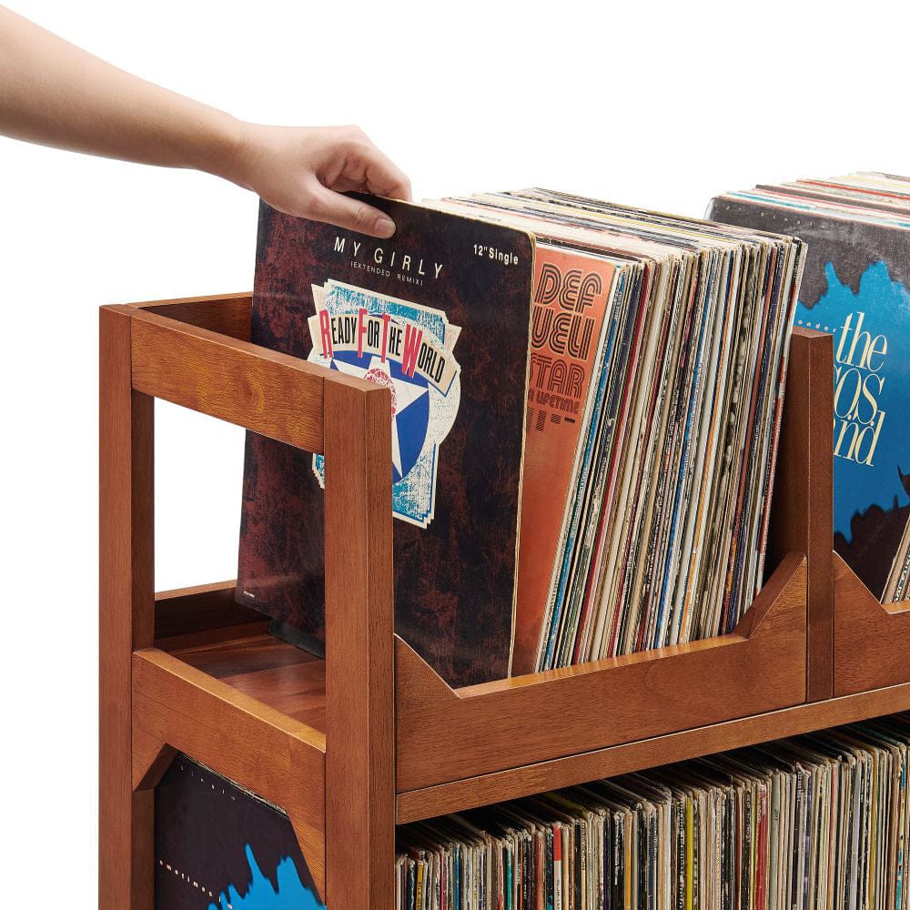 Crosley Furniture - Asheville Medium Vinyl Record Storage Stand - CF1153-WA view 8