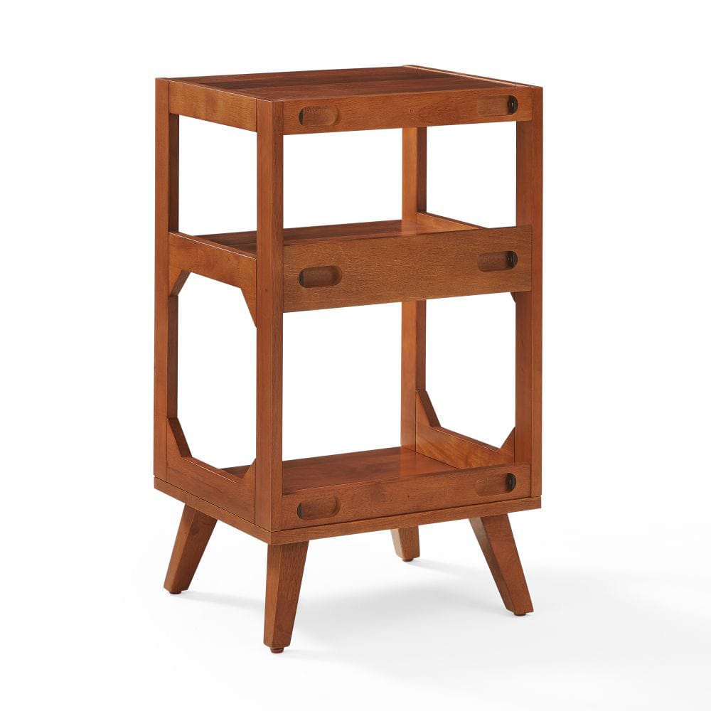Crosley Furniture - Asheville Small Record Player Stand With Vinyl Storage - CF1150-WA view 2