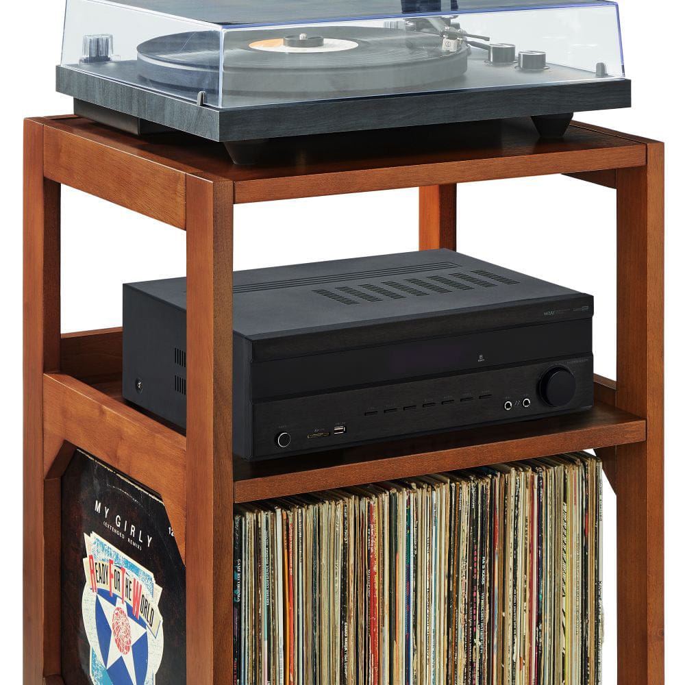 Crosley Furniture - Asheville Small Record Player Stand With Vinyl Storage - CF1150-WA view 6