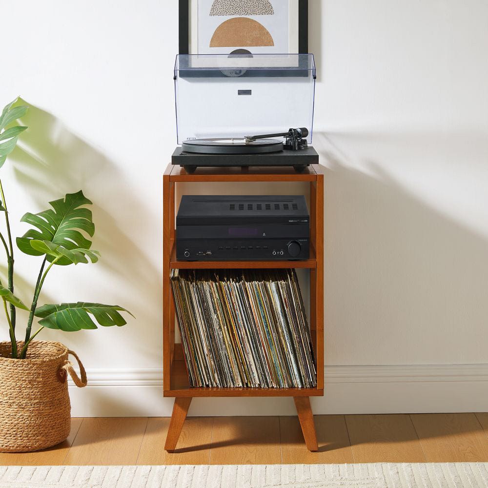 Crosley Furniture - Asheville Small Record Player Stand With Vinyl Storage - CF1150-WA view 8