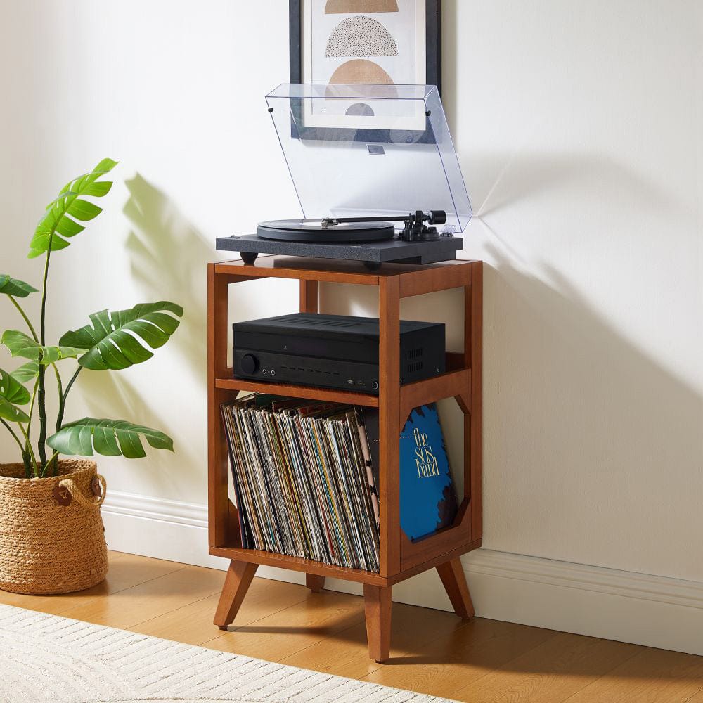 Crosley Furniture - Asheville Small Record Player Stand With Vinyl Storage - CF1150-WA view 9