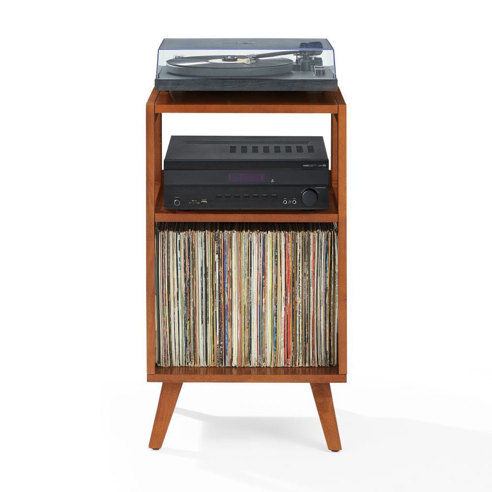 Crosley Furniture - Asheville Small Record Player Stand With Vinyl Storage - CF1150-WA view 0