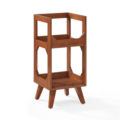 Crosley Furniture - Asheville Small Vinyl Record Storage Stand - CF1152-WA view 1