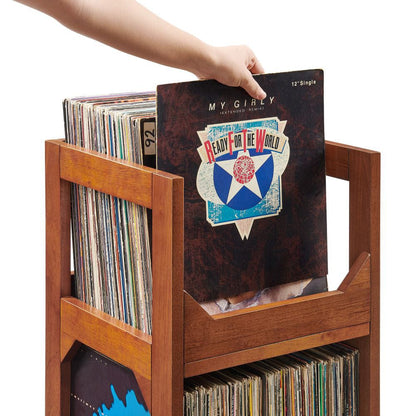 Crosley Furniture - Asheville Small Vinyl Record Storage Stand - CF1152-WA view 8