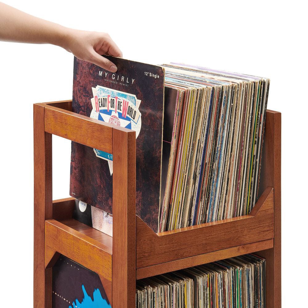 Crosley Furniture - Asheville Small Vinyl Record Storage Stand - CF1152-WA view 9