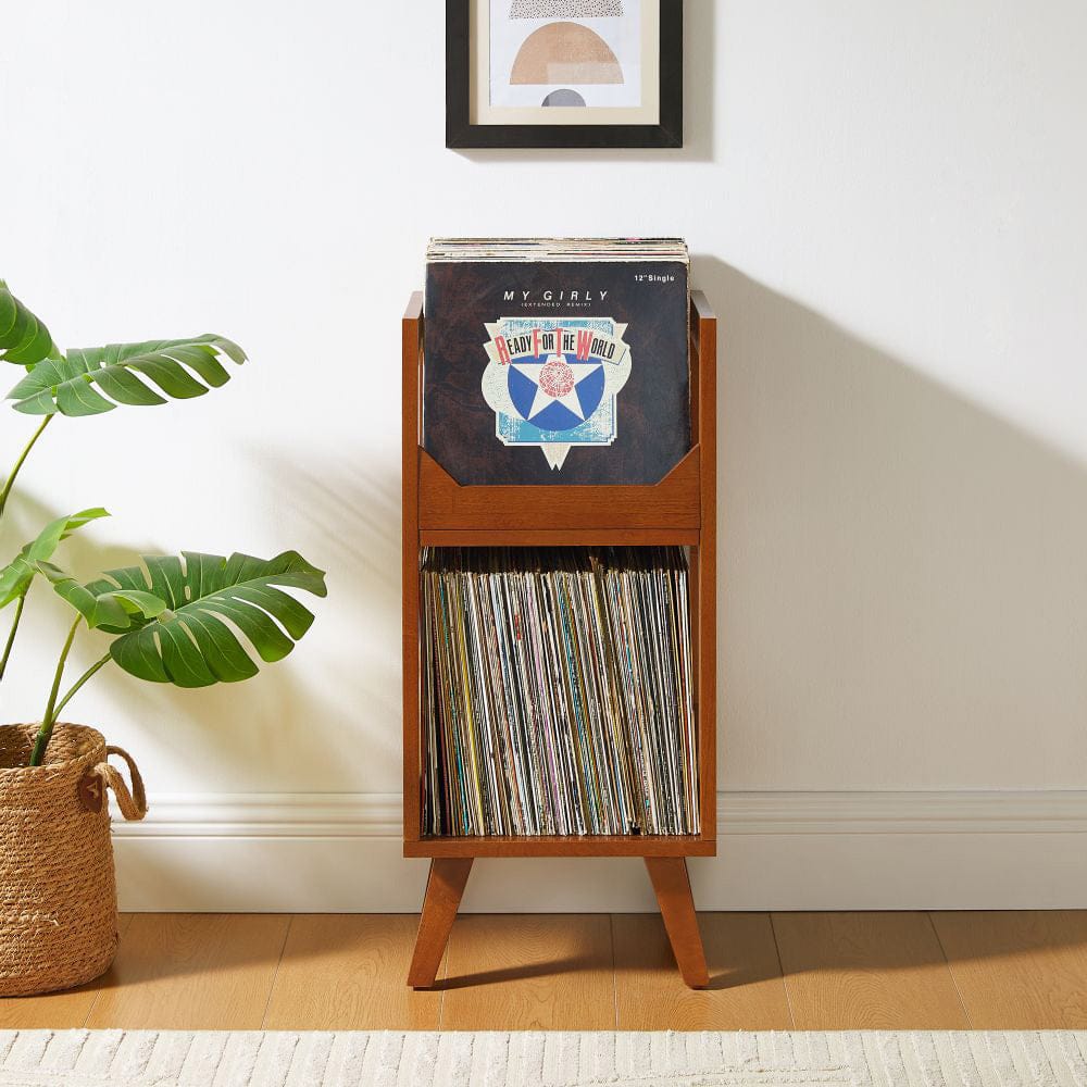 Crosley Furniture - Asheville Small Vinyl Record Storage Stand - CF1152-WA view 1