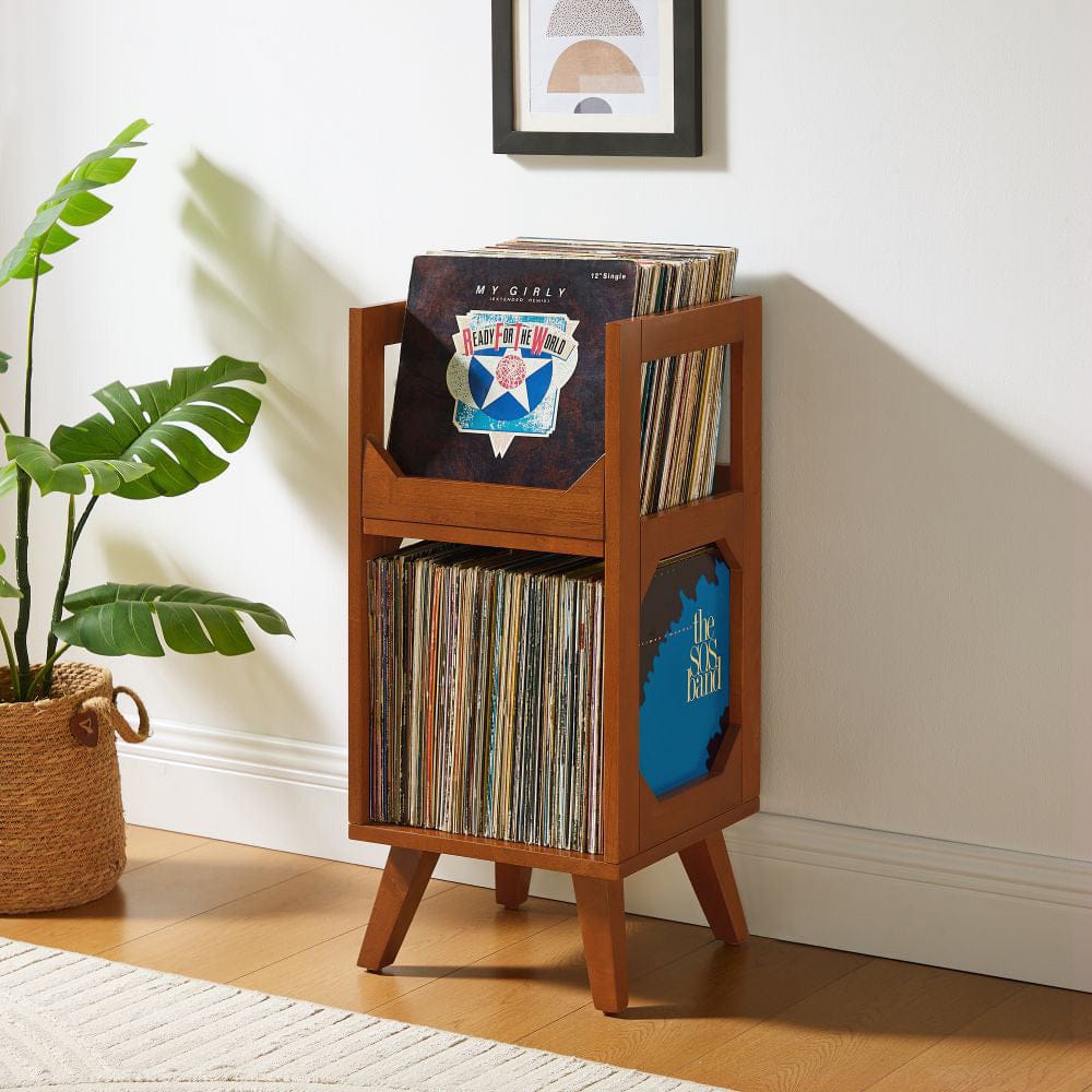 Crosley Furniture - Asheville Small Vinyl Record Storage Stand - CF1152-WA view 2