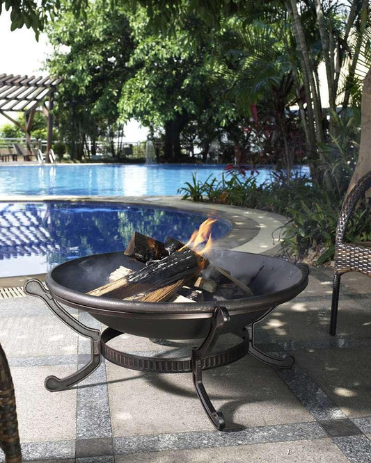 Crosley Furniture - Ashland Firepit - CO9003A-BK_CLOSEOUT veiw 1