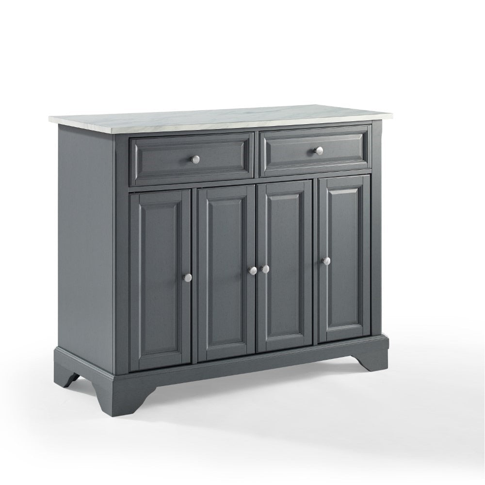 Crosley Furniture - Avery Kitchen Island Gray - KF30043BGY veiw 1