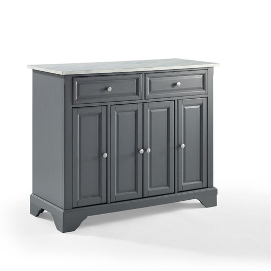 Crosley Furniture - Avery Kitchen Island Gray - KF30043BGY veiw 1