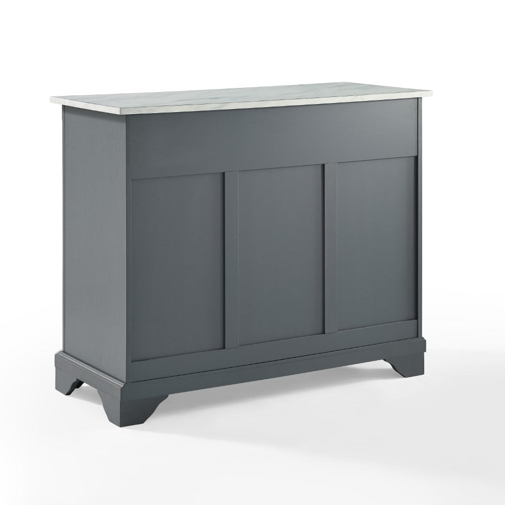 Crosley Furniture - Avery Kitchen Island Gray - KF30043BGY veiw 5