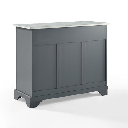 Crosley Furniture - Avery Kitchen Island Gray - KF30043BGY veiw 5