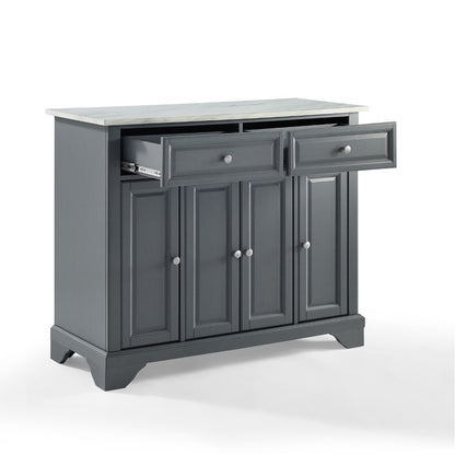 Crosley Furniture - Avery Kitchen Island Gray - KF30043BGY veiw 6