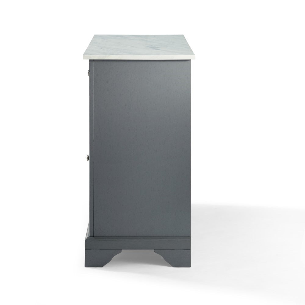 Crosley Furniture - Avery Kitchen Island Gray - KF30043BGY veiw 8