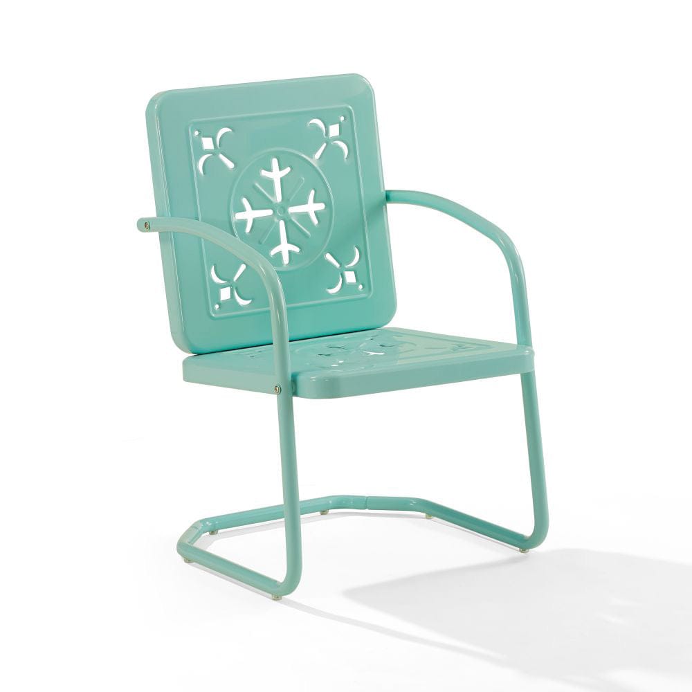 Crosley Furniture - Azalea 2-Piece Retro Outdoor Chair Set - 2 Chairs - CO1033-AQ view 4
