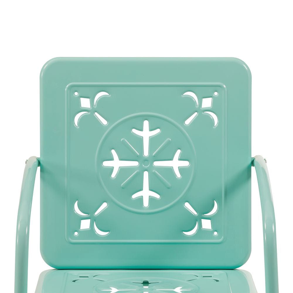 Crosley Furniture - Azalea 2-Piece Retro Outdoor Chair Set - 2 Chairs - CO1033-AQ view 2