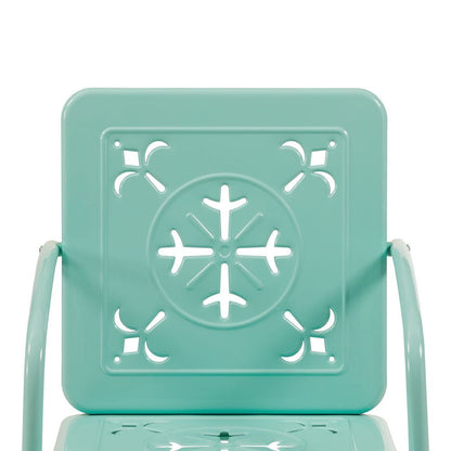 Crosley Furniture - Azalea 2-Piece Retro Outdoor Chair Set - 2 Chairs - CO1033-AQ view 2