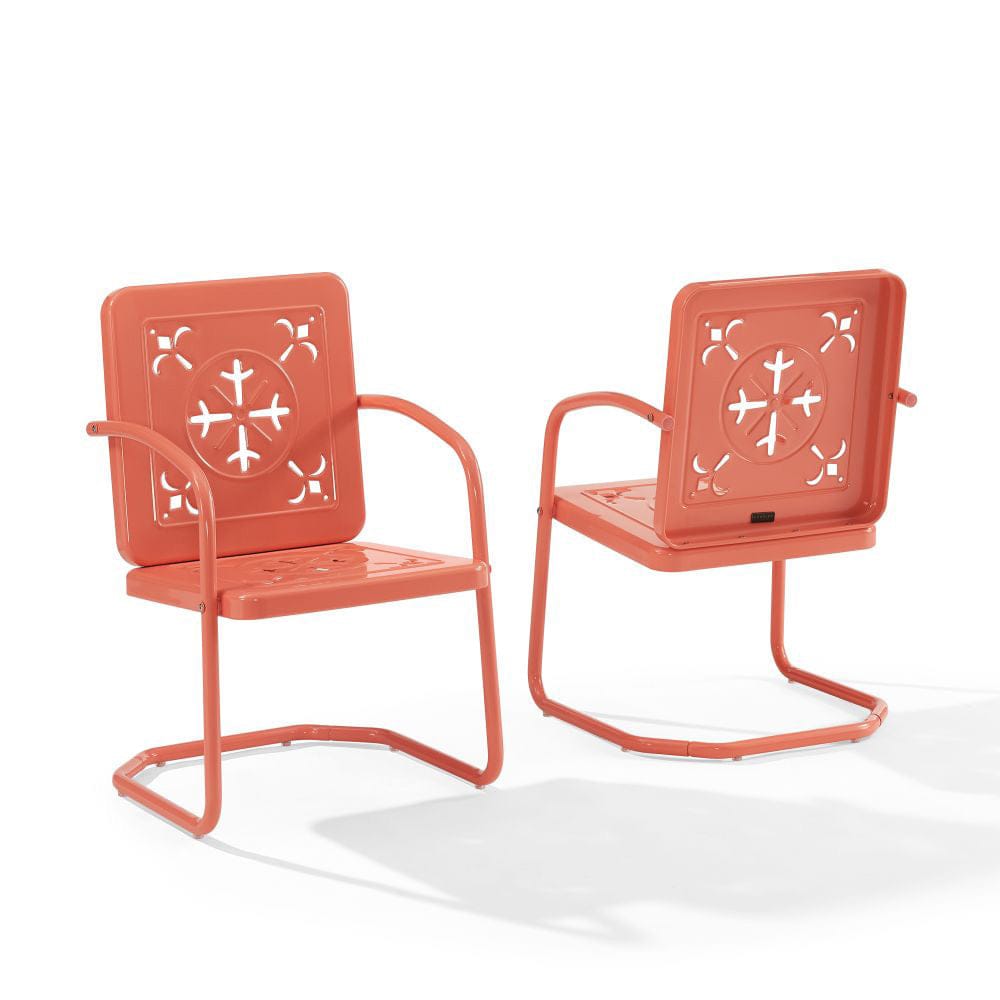 Crosley Furniture - Azalea 2-Piece Retro Outdoor Chair Set - 2 Chairs - CO1033-CO view 1