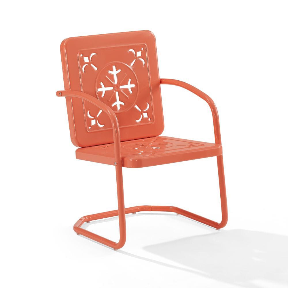 Crosley Furniture - Azalea 2-Piece Retro Outdoor Chair Set - 2 Chairs - CO1033-CO view 4