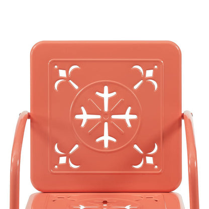 Crosley Furniture - Azalea 2-Piece Retro Outdoor Chair Set - 2 Chairs - CO1033-CO view 2