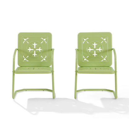 Crosley Furniture - Azalea 2-Piece Retro Outdoor Chair Set - 2 Chairs - CO1033-KL view 2