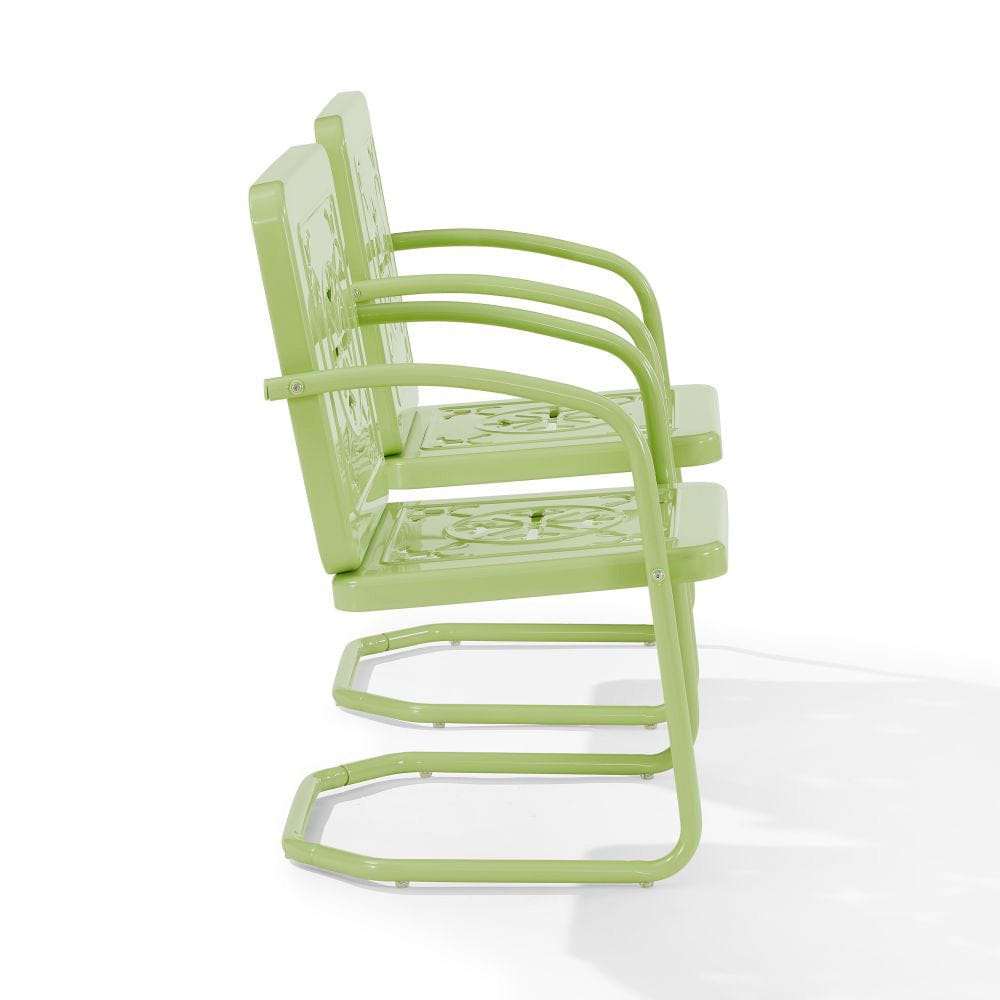 Crosley Furniture - Azalea 2-Piece Retro Outdoor Chair Set - 2 Chairs - CO1033-KL view 3