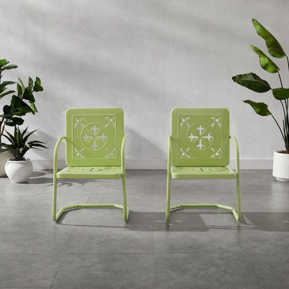 Crosley Furniture - Azalea 2-Piece Retro Outdoor Chair Set - 2 Chairs - CO1033-KL view 7