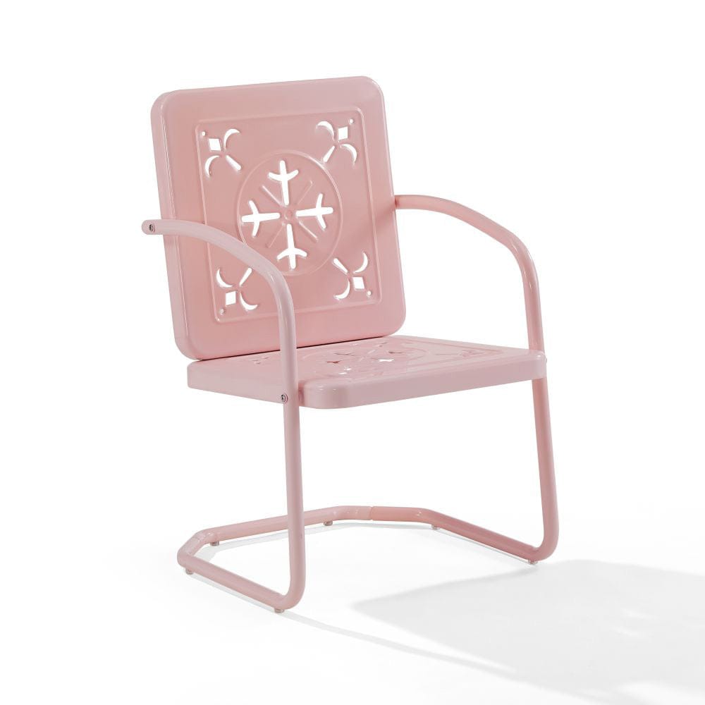 Crosley Furniture - Azalea 2-Piece Retro Outdoor Chair Set - 2 Chairs - CO1033-PI view 4