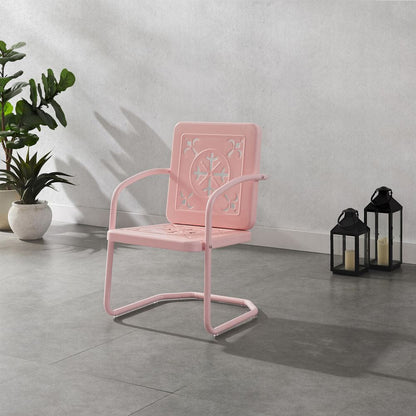 Crosley Furniture - Azalea 2-Piece Retro Outdoor Chair Set - 2 Chairs - CO1033-PI view 8