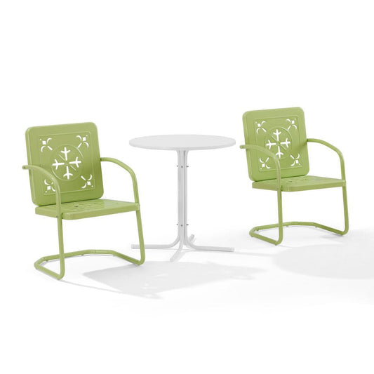 Crosley Furniture - Azalea 3-Piece Retro Outdoor Bistro Set - Bistro Table & 2 Chairs - KO10023KL view 1