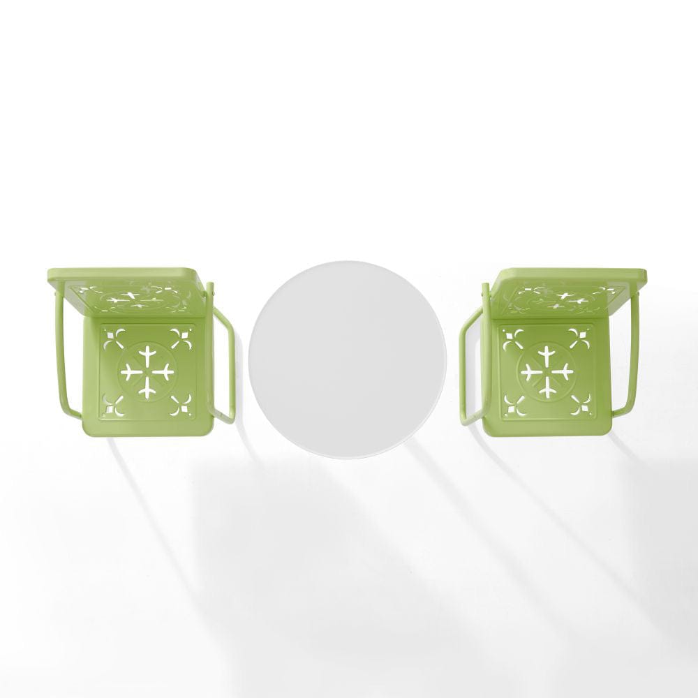 Crosley Furniture - Azalea 3-Piece Retro Outdoor Bistro Set - Bistro Table & 2 Chairs - KO10023KL view 5