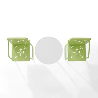 Crosley Furniture - Azalea 3-Piece Retro Outdoor Bistro Set - Bistro Table & 2 Chairs - KO10023KL view 5
