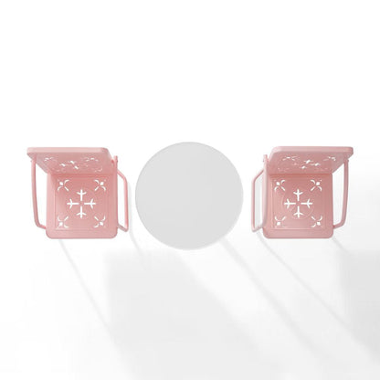 Crosley Furniture - Azalea 3-Piece Retro Outdoor Bistro Set - Bistro Table & 2 Chairs - KO10023PI view 5