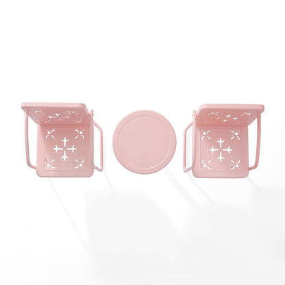 Crosley Furniture - Azalea 3-Piece Retro Outdoor Chair Set - Side Table & 2 Chairs - KO10025PI view 4