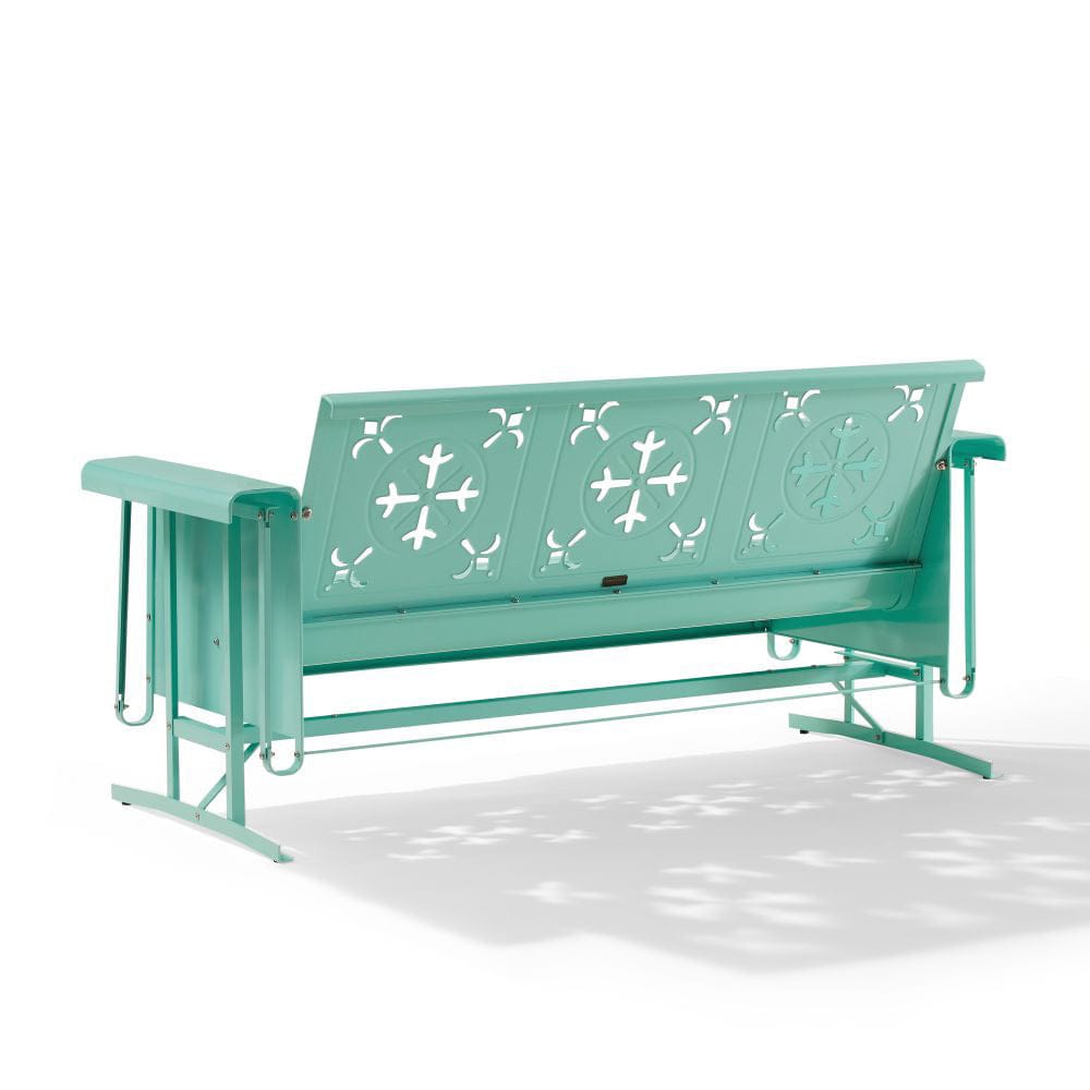 Crosley Furniture - Azalea Retro Outdoor Sofa Glider - CO1034-AQ view 3