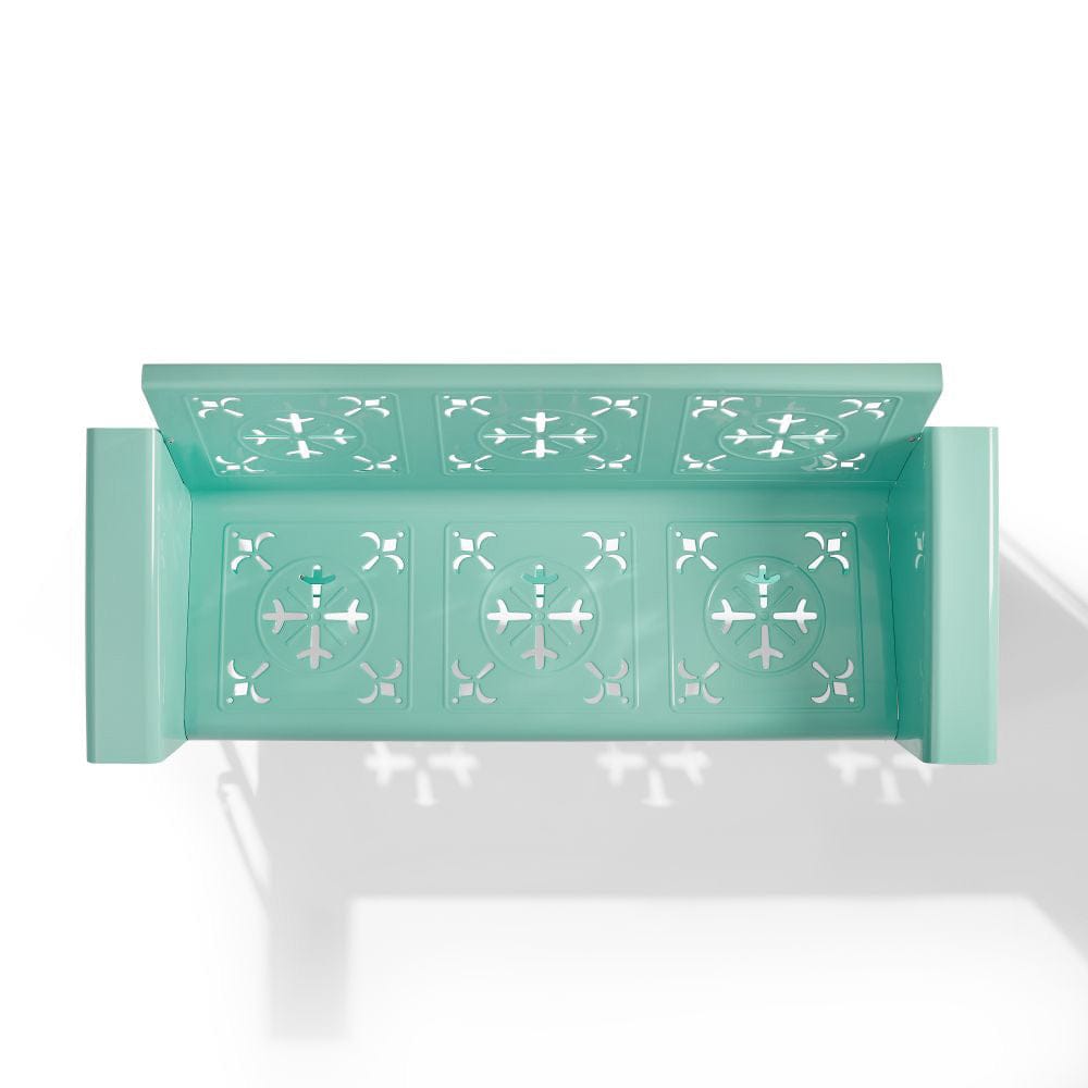 Crosley Furniture - Azalea Retro Outdoor Sofa Glider - CO1034-AQ view 4
