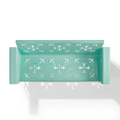 Crosley Furniture - Azalea Retro Outdoor Sofa Glider - CO1034-AQ view 4