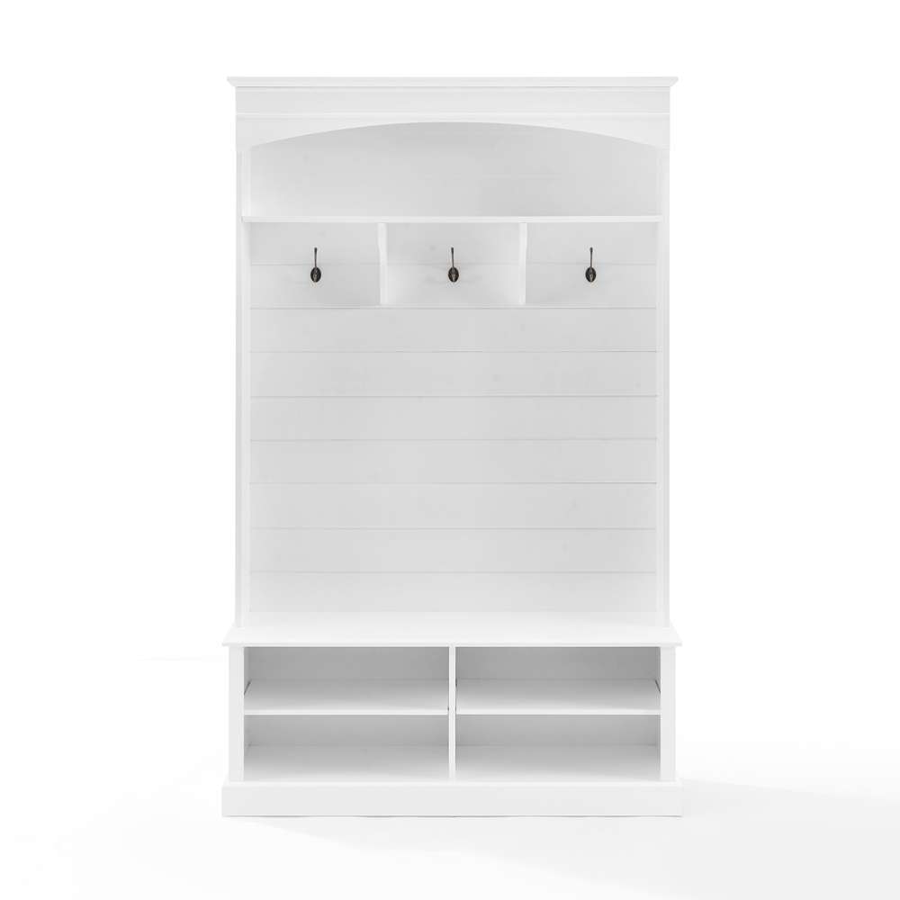 Crosley Furniture - Bartlett Hall Tree White - CF6037-WH veiw 3