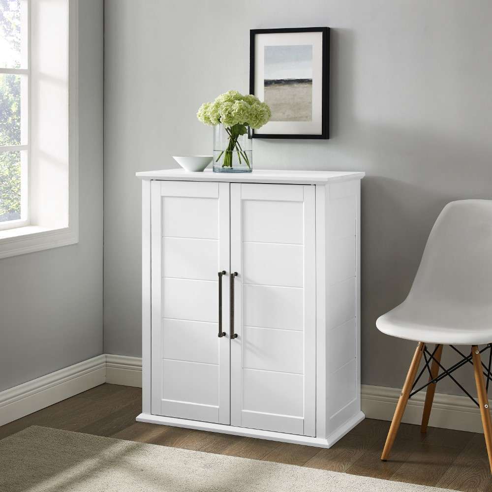 Crosley Furniture - Bartlett Stackable Storage Pantry White - CF3117-WH veiw 1