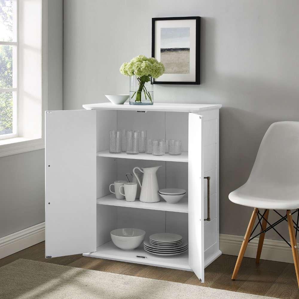 Crosley Furniture - Bartlett Stackable Storage Pantry White - CF3117-WH veiw 2