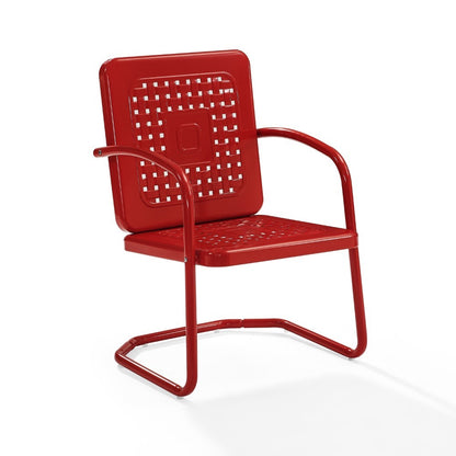 Crosley Furniture - Bates Chair in Red (Set of 2) - CO1025-RE veiw 8