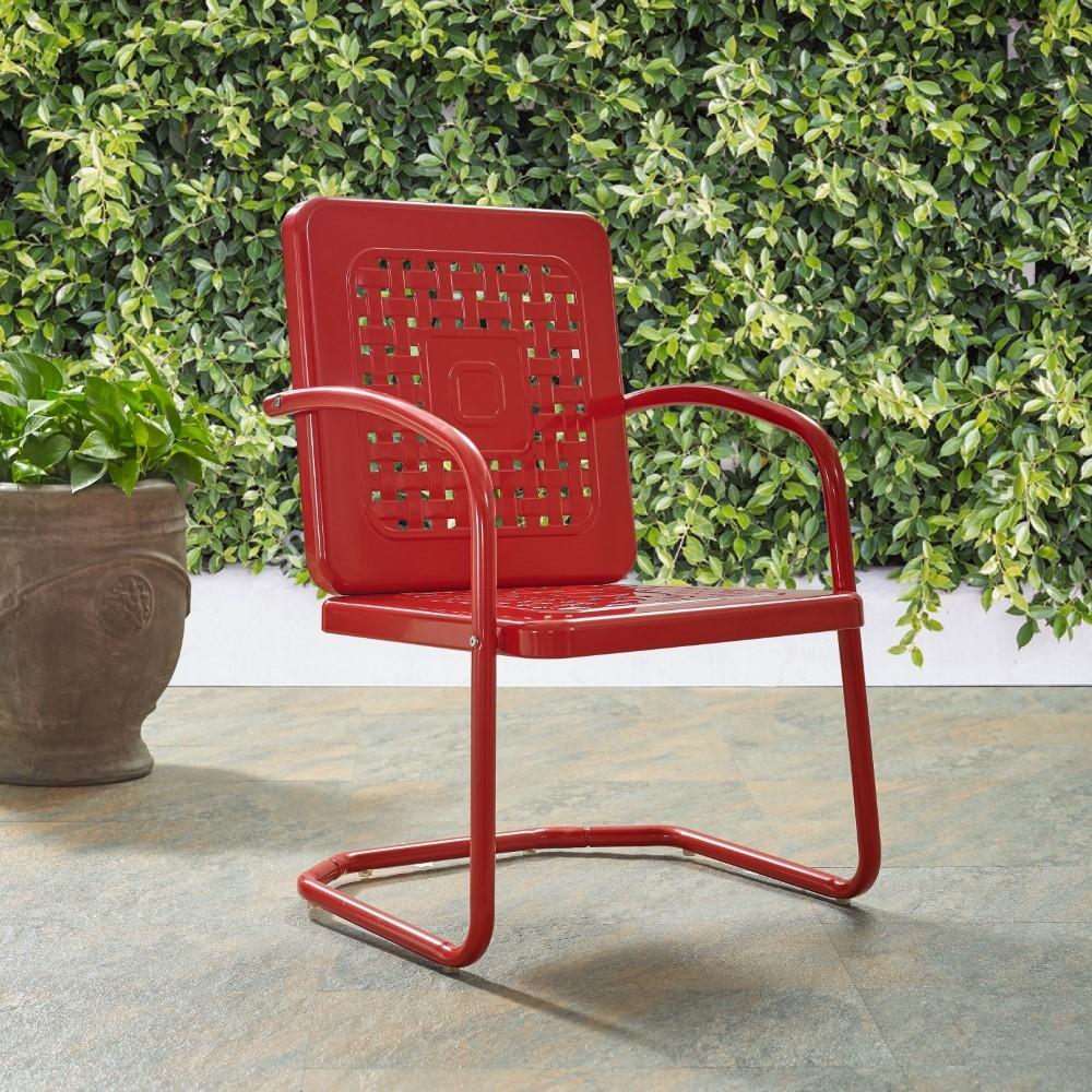 Crosley Furniture - Bates Chair in Red (Set of 2) - CO1025-RE veiw 12
