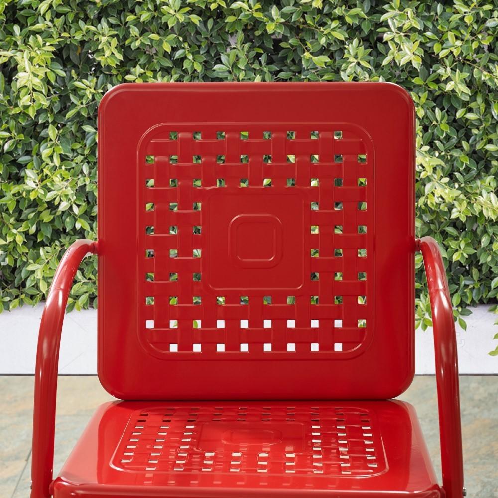 Crosley Furniture - Bates Chair in Red (Set of 2) - CO1025-RE veiw 13